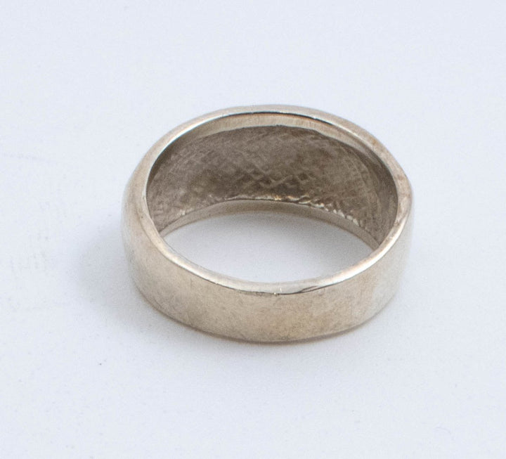 Vintage Sterling Silver Ring With Opal Pieces! [Size 7.75 US] - 47Silver - 